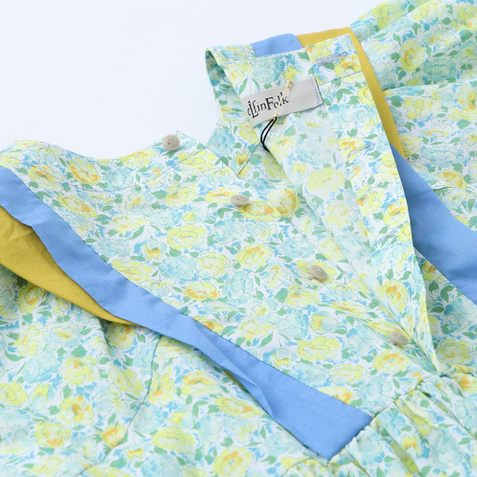 eLfinFolk エルフィンフォルク<br>elf-231J21/J22<br>Retro flower dress