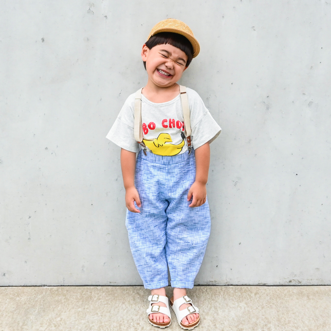 PARK MADE IN KYOTO<br>Side tuck Pants<br>スラブ絣ver. Type1