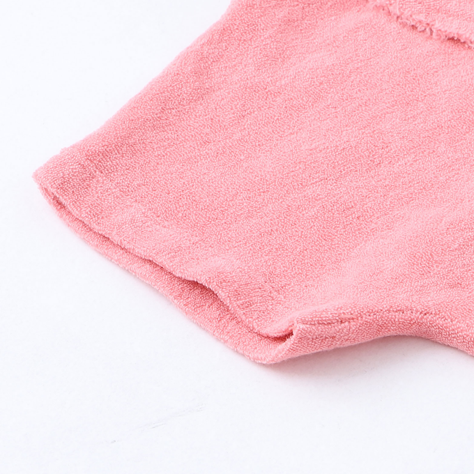 piupiuchic ピウピウチック<br>SS23.JRS2312<br>print ショートトップス ピンク