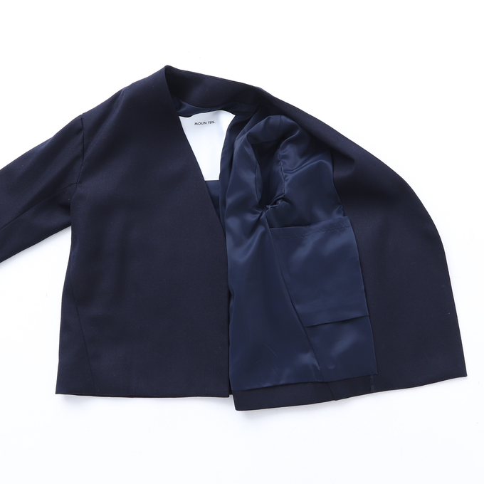 MOUN TEN.マウンテン<br> 22W-MJ06-1234a<br>washable_wool_jacket