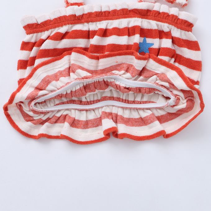 piupiuchic ピウピウチック<br>SS23.JRS2313A<br>stripesパイルビスチェ
