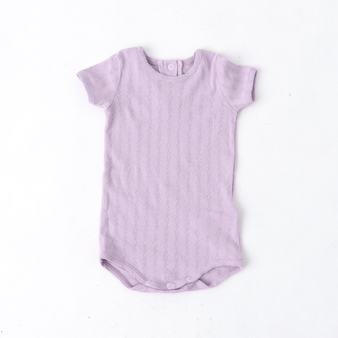 Wolf&Rita ウルフ&リタ<br>WRBSS23SCLM<br>SET CARMINHO + LUISA MENTA ベビーロンパースセット 花柄