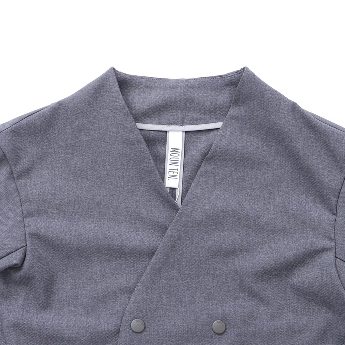 【0(155)のみ】MOUN TEN. マウンテン<br>22S-MJ04-1105b polyester canapa jacket