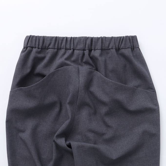 MOUNTEN. マウンテン<br>23S-MP67-1301 polyester canapa slacks