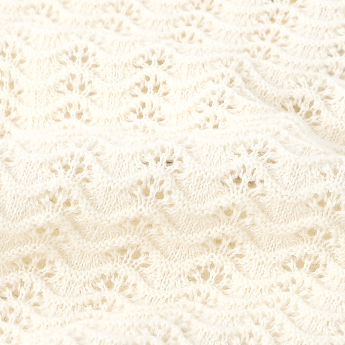 FUBファブ<br>カギ編みニットポロ<br>430710451