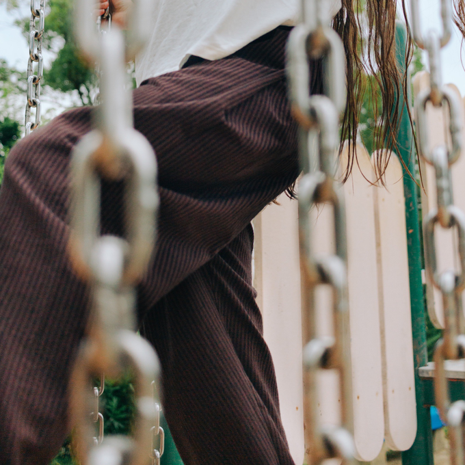 PARK MADE IN KYOTO<br>Side tuck Pants<br>しじら織ver. Type1