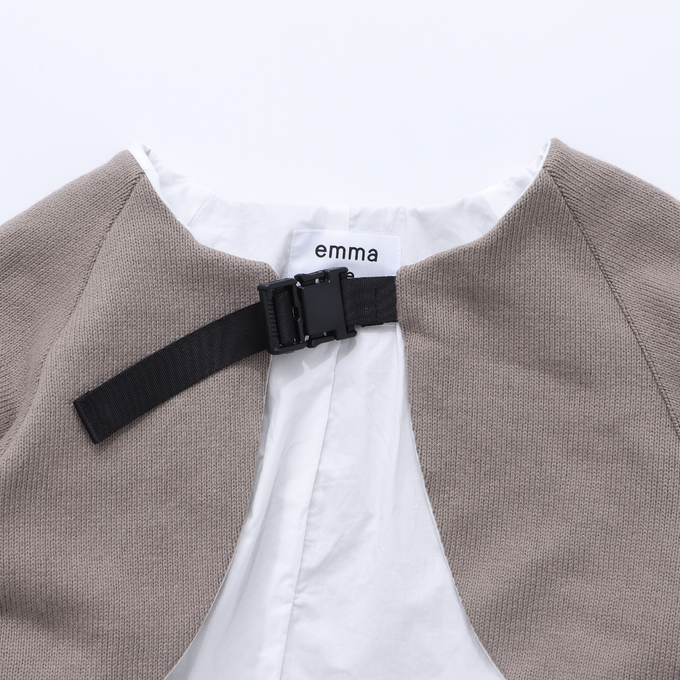 emma de choeur. エマ デ クゥ<br>×PARK別注 バックルポンチョ