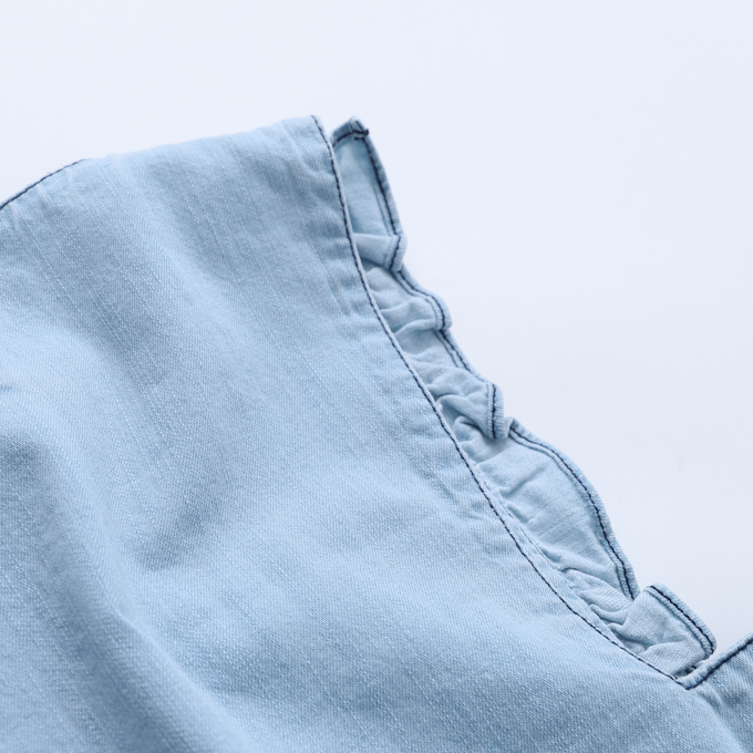 〈残り6Yのみ〉Wynken ウィンケン<br>WK13W61<br>キルティングベスト デニム