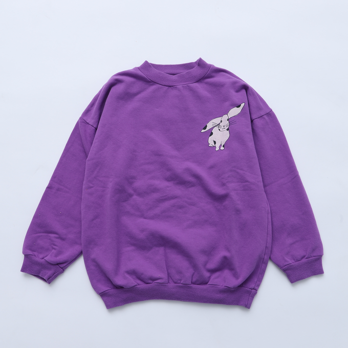 lotie kids<br>W22-85-32<br>Sweatshirts 胸元プリントスウェット
