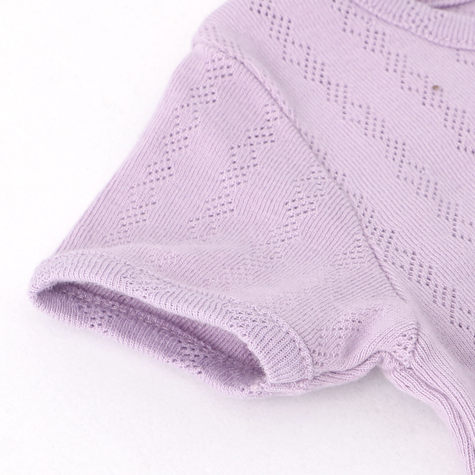 Wolf&Rita ウルフ&リタ<br>WRBSS23SCLM<br>SET CARMINHO + LUISA MENTA ベビーロンパースセット 花柄