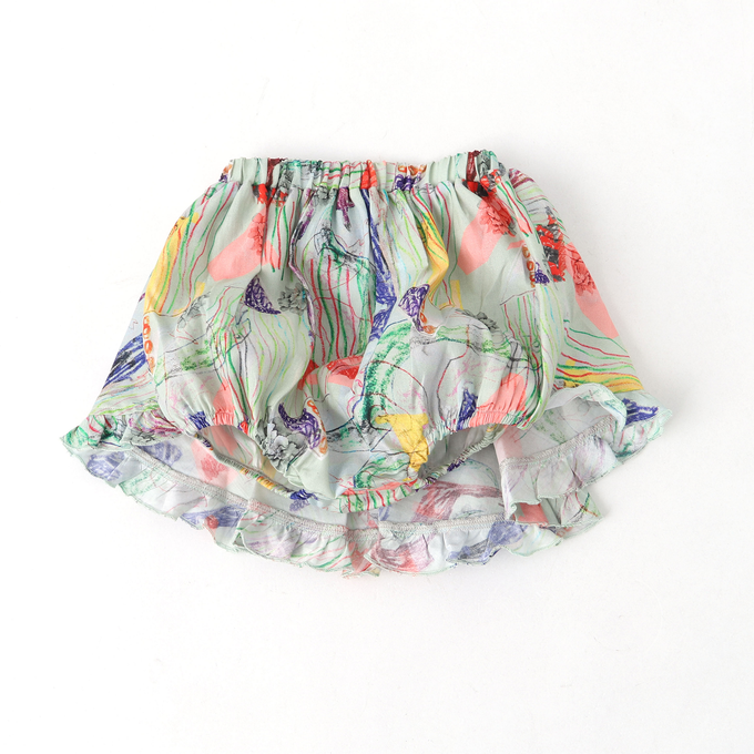 Wolf&Rita ウルフ&リタ<br>WRBSS23SCLM<br>SET CARMINHO + LUISA MENTA ベビーロンパースセット 花柄