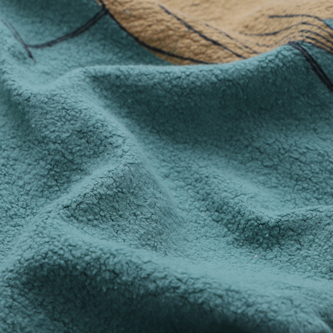 lotie kids<br>W22-85-29<br>Teddy Sweatshirts バード柄スウェット