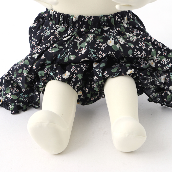 Wolf&Rita ウルフ&リタ<br>WRBSS23SCLB<br>SET SET CARMINHO + LUISA BLACK GARDEN ベビーロンパースセット ブラック