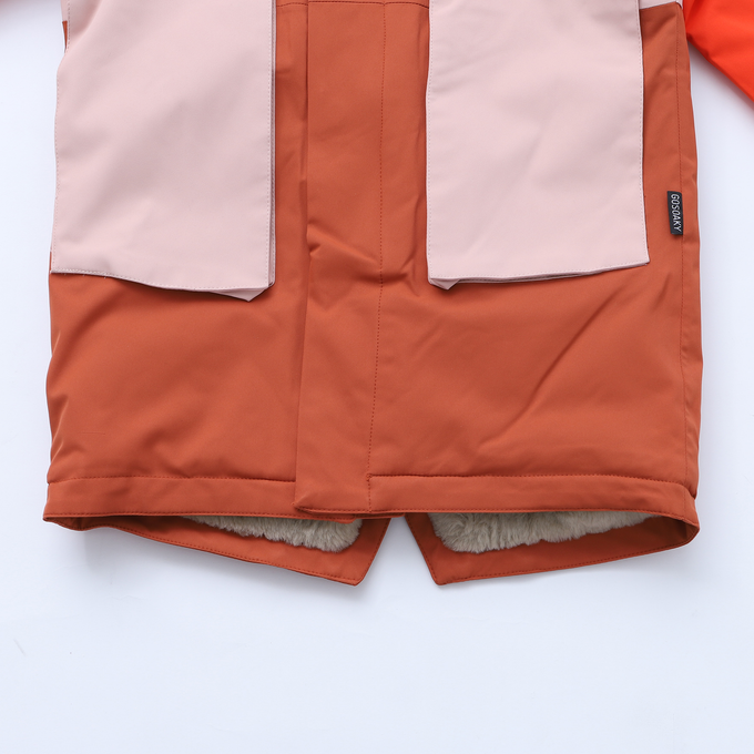 GOSOAKY ゴーソーキー<br>FAUX FUR LINED PARKA <br>カラーブロックコート