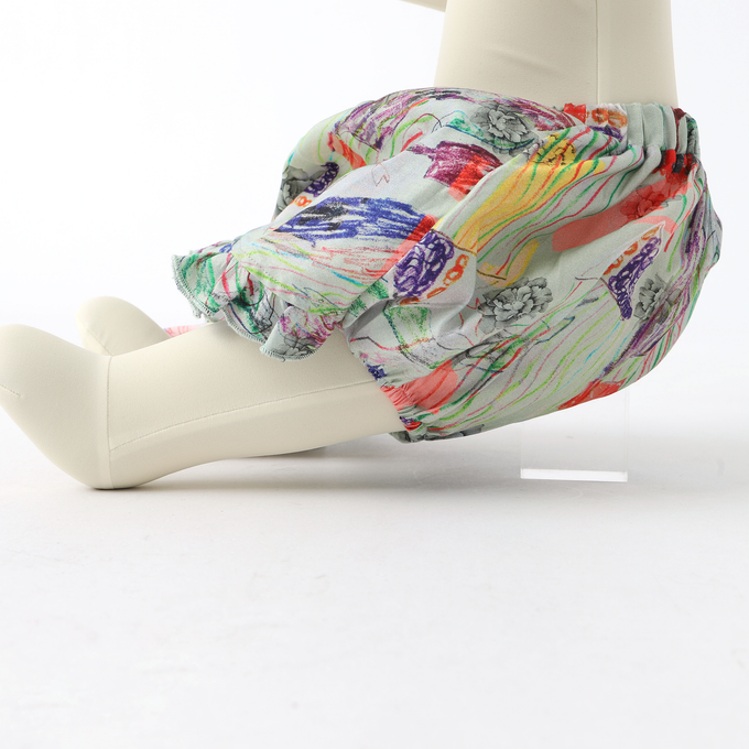 Wolf&Rita ウルフ&リタ<br>WRBSS23SCLM<br>SET CARMINHO + LUISA MENTA ベビーロンパースセット 花柄