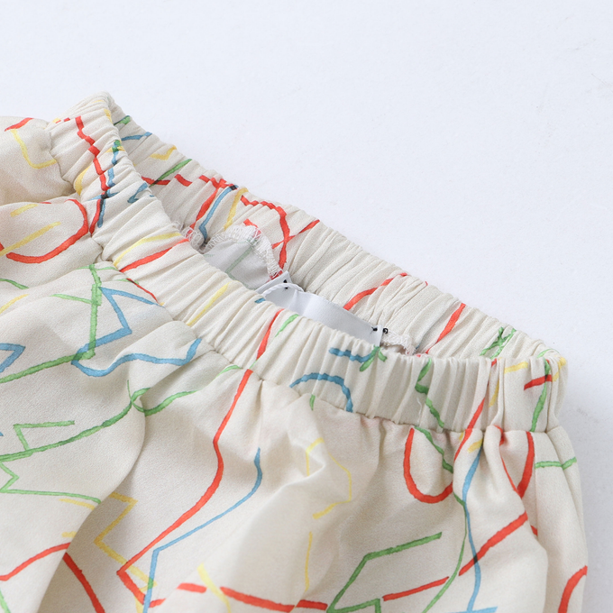 Wolf&Rita ウルフ&リタ<br>WRBSS23SCLG<br>SET CARMINHO + LUISA GUIMARAES ベビーロンパースセット 総柄ピンク