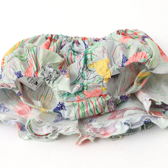 Wolf&Rita ウルフ&リタ<br>WRBSS23SCLM<br>SET CARMINHO + LUISA MENTA ベビーロンパースセット 花柄