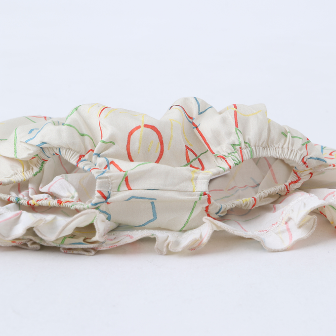 Wolf&Rita ウルフ&リタ<br>WRBSS23SCLG<br>SET CARMINHO + LUISA GUIMARAES ベビーロンパースセット 総柄ピンク