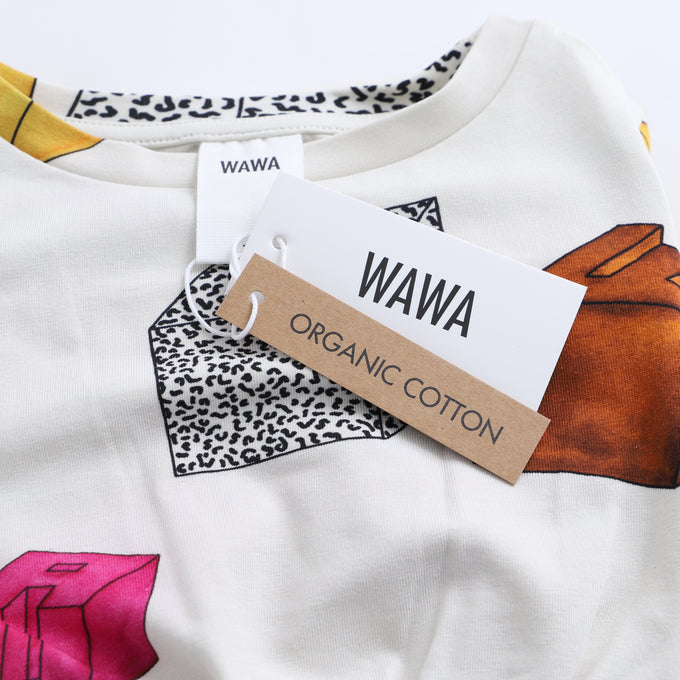 WAWA<br>SALLY DRESS - OBJECTS総柄ワンピース