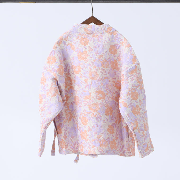 Dailybrat<br>Flower jacquard kimono rosy<br>フラワージャガードキモノ