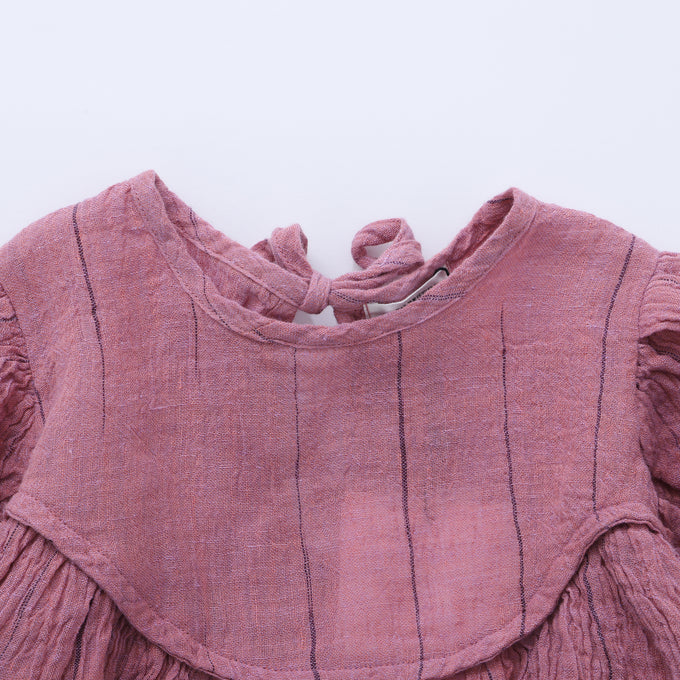 〈残り4T(4-5Y)のみ〉tambere<br>TBBSTS008ギャザーパフスリーブトップス