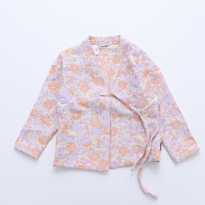 Dailybrat<br>Flower jacquard kimono rosy<br>フラワージャガードキモノ