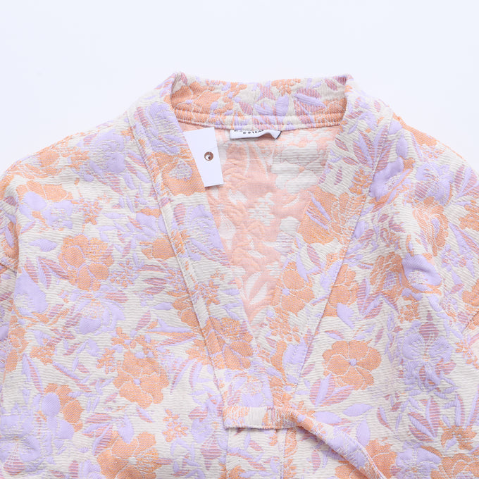 Dailybrat<br>Flower jacquard kimono rosy<br>フラワージャガードキモノ