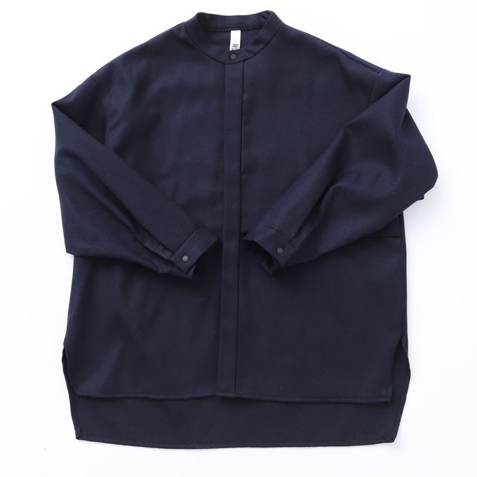 MOUN TEN.マウンテン<br> 22W-MS26-1235a<br>washable_wool_shirts