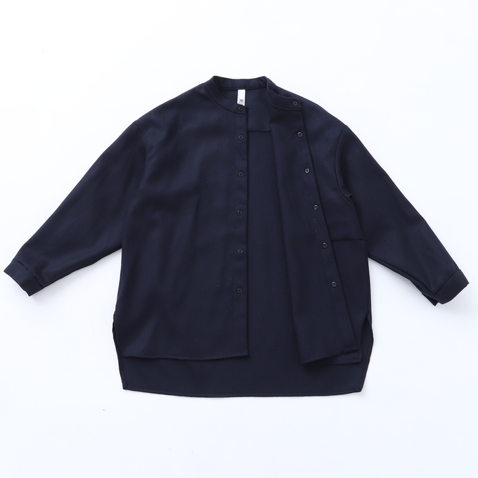 MOUN TEN.マウンテン<br> 22W-MS26-1235a<br>washable_wool_shirts