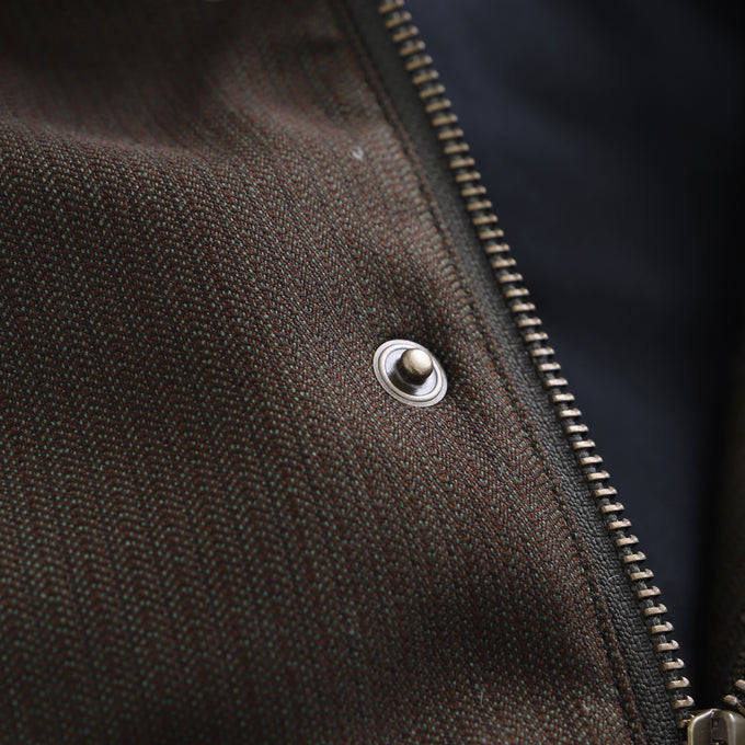 +81tetra<br>THIN DOWN 久留米織モッズコート