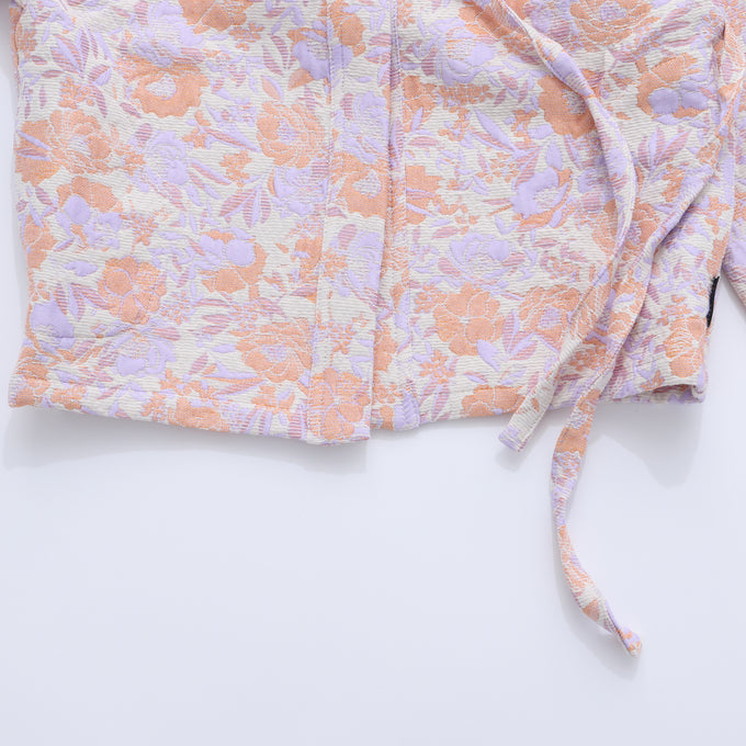 Dailybrat<br>Flower jacquard kimono rosy<br>フラワージャガードキモノ