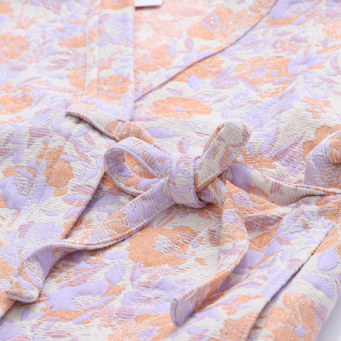 Dailybrat<br>Flower jacquard kimono rosy<br>フラワージャガードキモノ