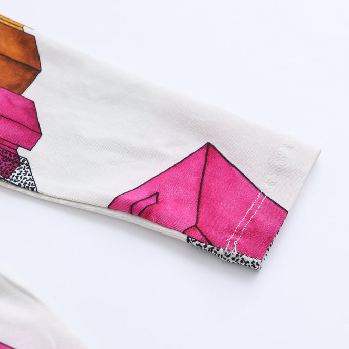 WAWA<br>SALLY DRESS - OBJECTS総柄ワンピース