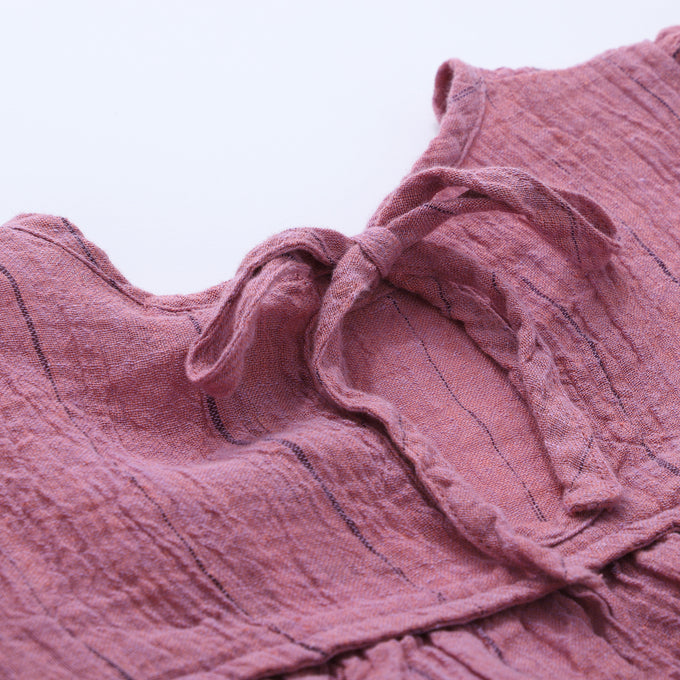 〈残り4T(4-5Y)のみ〉tambere<br>TBBSTS008ギャザーパフスリーブトップス