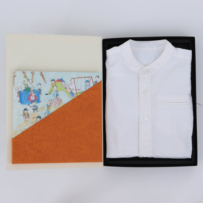 MIX カタログ 第一弾<br>stillness and motion<br>静と動<br>撥水ナイロンロングシャツセット