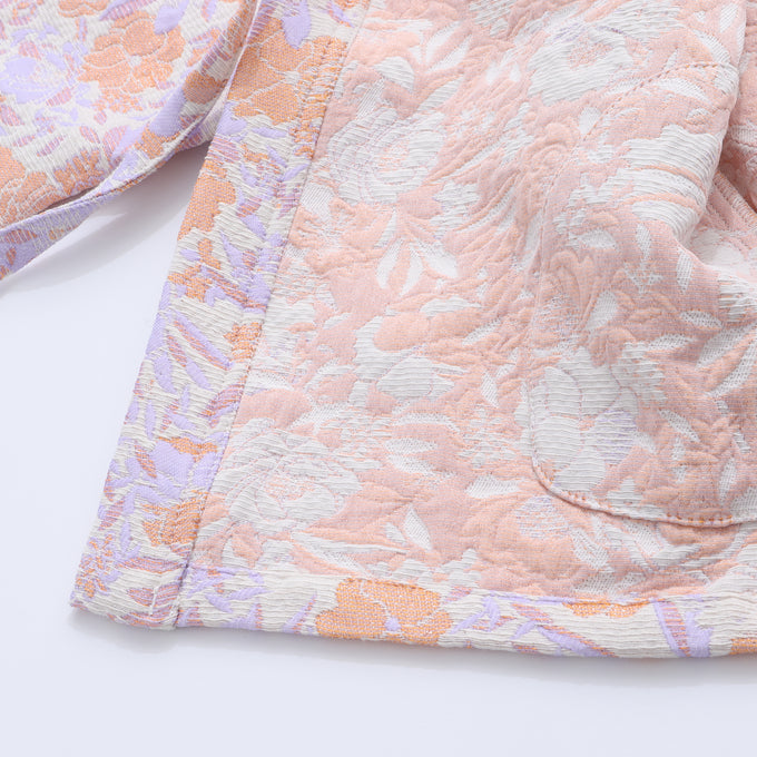 Dailybrat<br>Flower jacquard kimono rosy<br>フラワージャガードキモノ