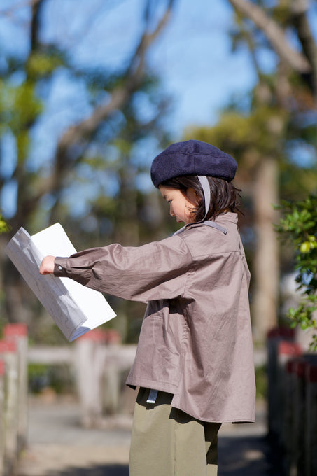 SWOON TOKYO<br>スーントウキョウ<br>スタンドカラーポケットシャツ<br>05-sw20-520-186