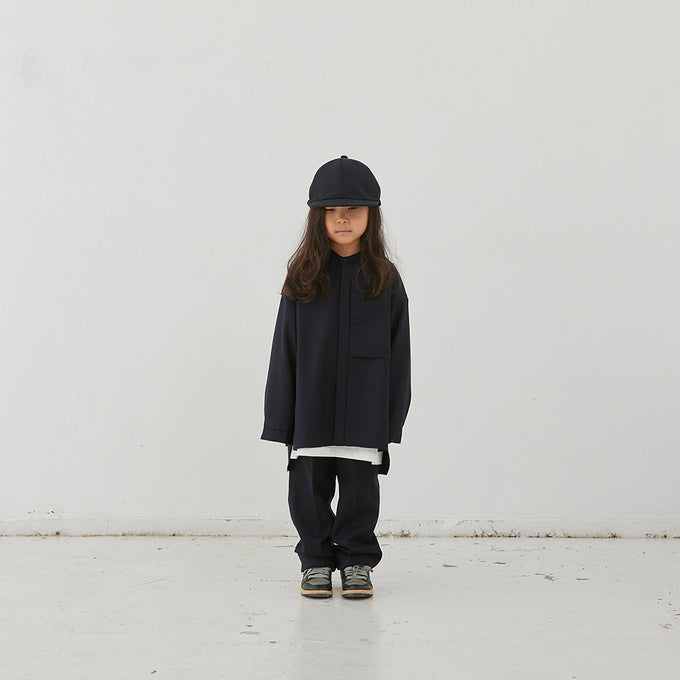 MOUN TEN.マウンテン<br> 22W-MS26-1235a<br>washable_wool_shirts