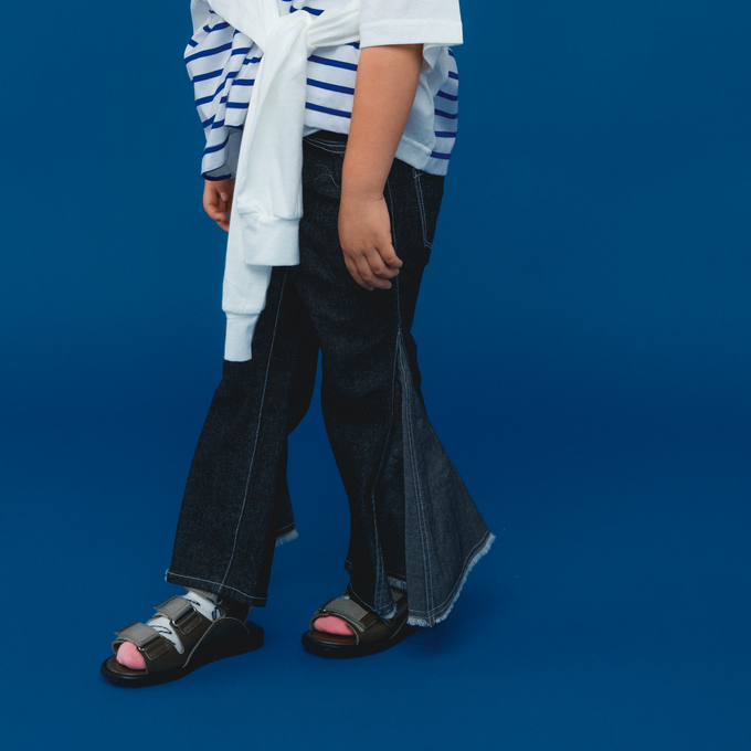 〈残り95cmのみ〉NUNUFORME ヌヌフォルム<br>47-nf19-672-178<br>ヒッピーパンツ