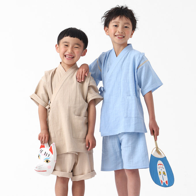 BOTAN<br>久留米織 子ども甚平