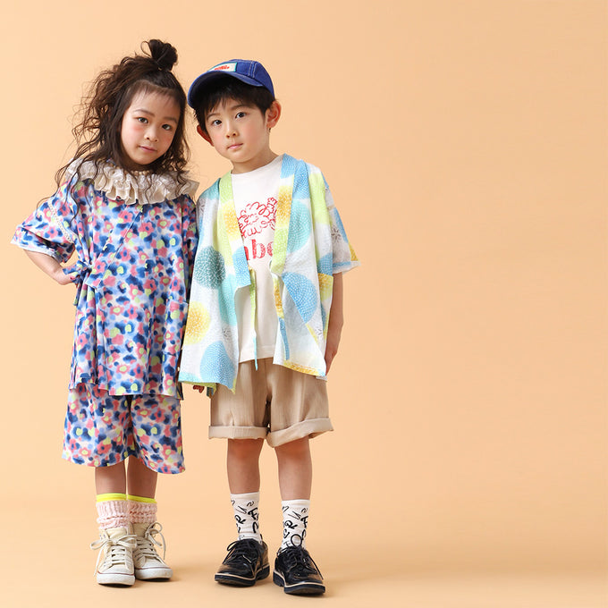 PARK × BOTAN × WA・KKA<br>コラボ 子ども甚平<br>【5/30発売 COCOKIDS magazine掲載商品】