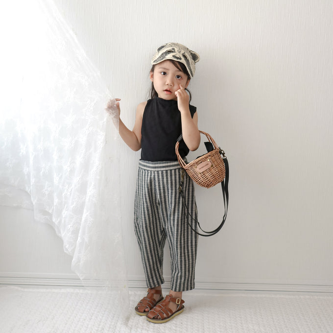 PARK MADE IN KYOTO<br>Side tuck Pants<br>しじら織ver. Type2