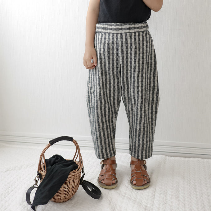 PARK MADE IN KYOTO<br>Side tuck Pants<br>しじら織ver. Type2