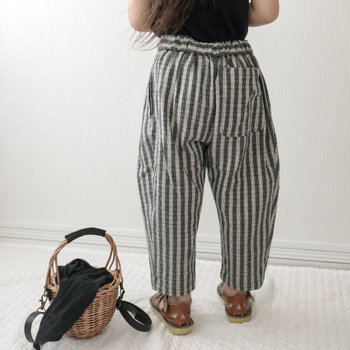 PARK MADE IN KYOTO<br>Side tuck Pants<br>しじら織ver. Type2