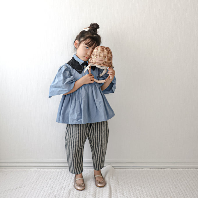 PARK MADE IN KYOTO<br>Side tuck Pants<br>しじら織ver. Type2