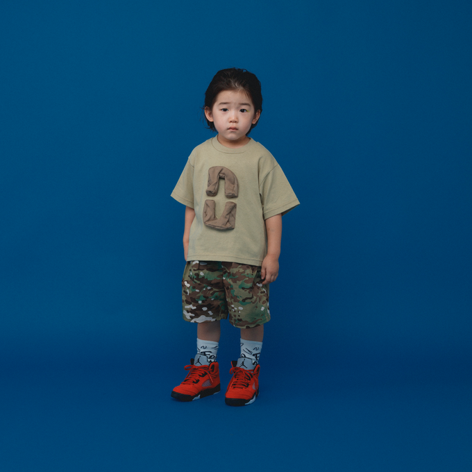 NUNUFORME ヌヌフォルム<br>24-nf19-916-505<br>3D nu ロゴT