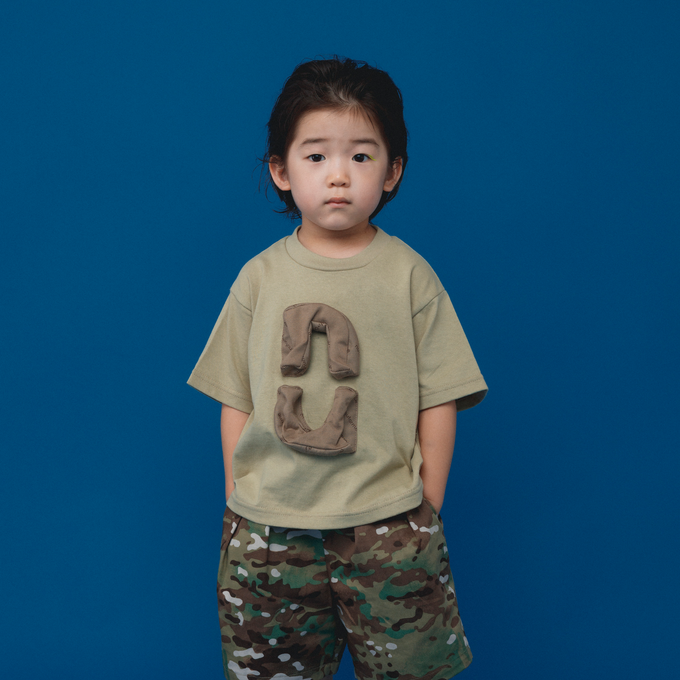 NUNUFORME ヌヌフォルム<br>24-nf19-916-505<br>3D nu ロゴT