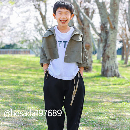 PARK MADE IN KYOTO<br>Side tuck Pants<br>久留米織しじらモデル