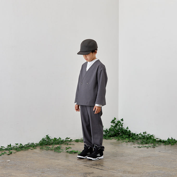 MOUNTEN. マウンテン<br>23S-MP67-1301 polyester canapa slacks