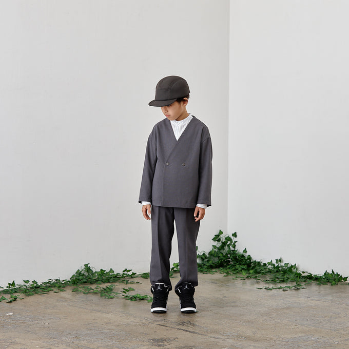 MOUNTEN. マウンテン<br>23S-MP67-1301 polyester canapa slacks